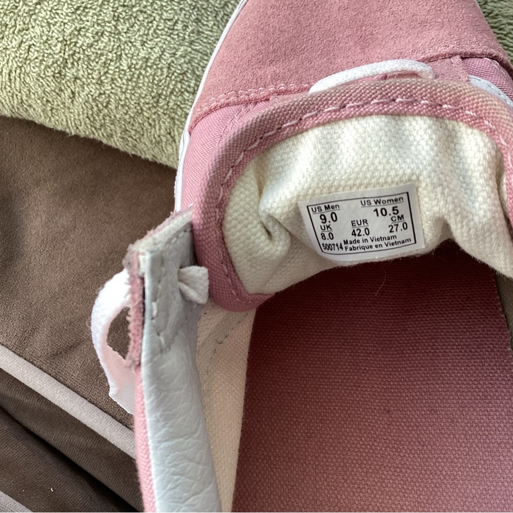 Vans Pink Old Skool Skater Shoes - Picture 8 of 8